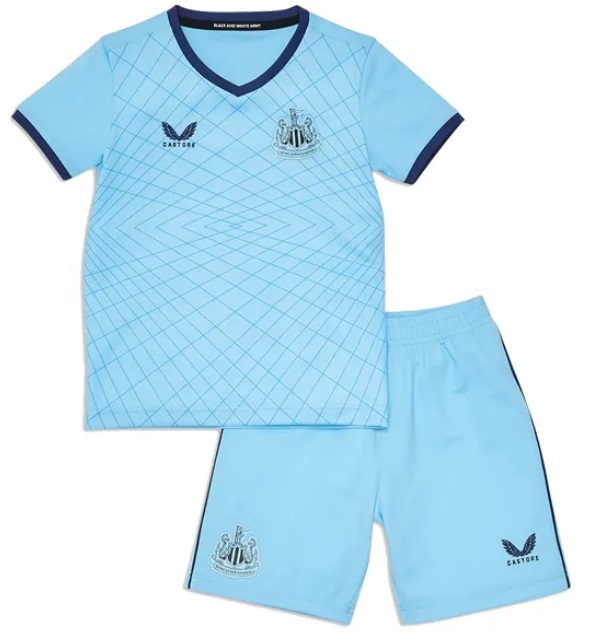 Kit infantil III Newcastle United 2021 2022 Castore oficial